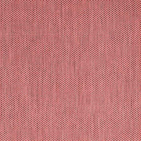 Ahgly Company Indoor Square Abstract Red Contemporary Area Rugs, 6' Square