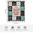 thumbnail image 6 of Daughter in Law Gifts for Christmas, Daughter in Law Gifts from Mother in Law, Xmas Gift for Daughter-in-Law, Daughterinlaw Gift Ideas, Birthday Gifts for Daughter in Law Throw Blanket 50x60, 6 of 6