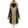 thumbnail image 1 of Chaquetas y abrigos casuales con capucha de manga larga para mujer, chaqueta con capucha de color liso y bolsillo grueso, chaqueta/chaqueta casual con capucha de manga larga, abrigo para mujer, 1 of 5
