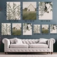 thumbnail image 3 of Greenery Farm Art Prints Set of 3 Vintage Botanical Art Prints,Moody Decor,Landscape Wall Art,Vintage Wall Decor Neutral Bathroom Decor Country Landscape Wall Art Country Wall Decor 12"x16", 3 of 4