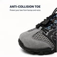 thumbnail image 5 of CHICVOMEY Comfortable Sneakers for Men Lightweight Breathable Slip-On Hiking Shoes Non-slip Wear Resistant Outdoor Sneakers Ideal for Summer Beach and Camping, 5 of 8