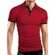 thumbnail image 1 of Playera Casual Tipo Polo Colores Contrastantes Slim Ajuste, 1 of 4