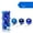 Blue, variant on ESULOMP 24PCS 1.2in Christmas Ball Oranments Pendant, Xmas Christmas Tree Ball Hanging Decoration Bauble Hanging for Holiday Wedding Home Party Ornament Decor
