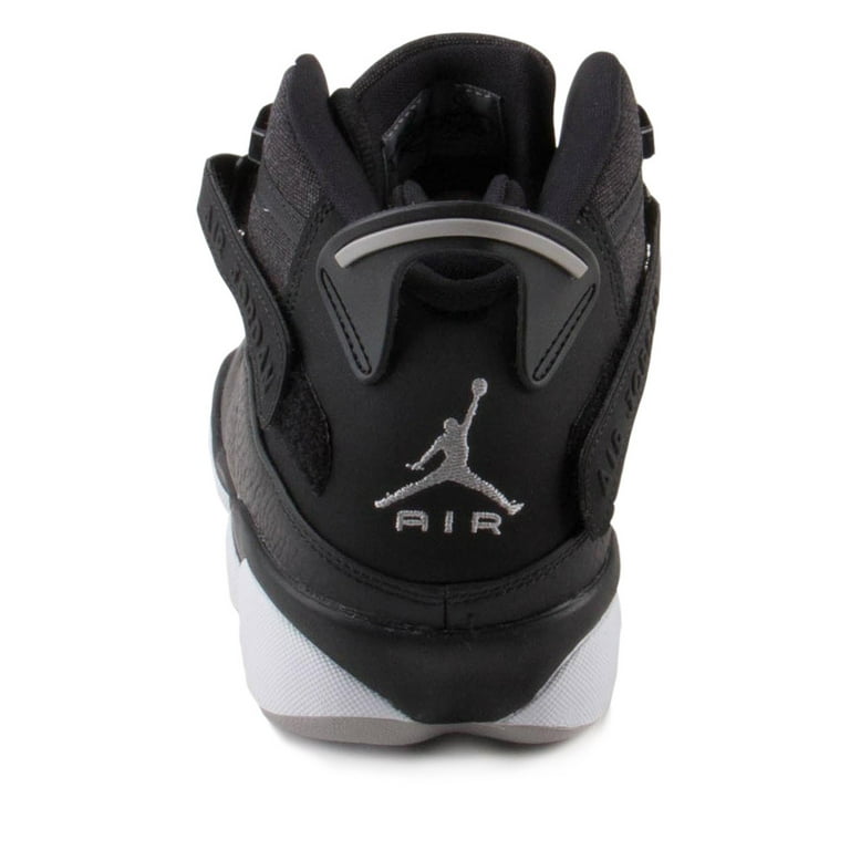 Jordan 6 rings black matte silver cheap