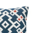 thumbnail image 5 of Reggie Indigo Southwestern Accent Throw Pillow 20" x 20", 5 of 7