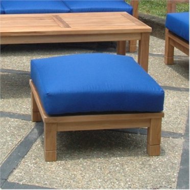 Anderson Teak SouthBay Deep Seating Ottoman with Cushion