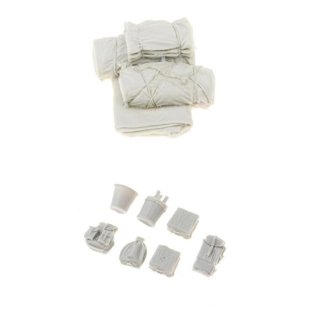 1/35 Resina Sand Table Scene Building Props Mochila Bolsa Miniatura Hugo Edificio de la escena de la mesa de arena