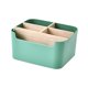 thumbnail image 4 of Contenedor de Caja BLESIY Organizador de Almacenamiento de Escritorio Cuadrado Verde, 4 of 8