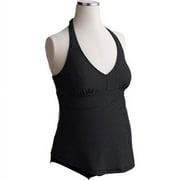 Maternity 2-Piece Polka Dot Halter Tankini