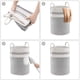 thumbnail image 3 of Cesto Para Ropa Sucia, Cesta Para La Colada Transpirable Plegable De 60L Con Asas Para Baño, 3 of 8