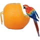 thumbnail image 1 of Comedero para pájaros, comedero para pájaros con forma de naranja, jaula colgante para pájaros, cuenco de alimentación para loros, comedero para pájaros, 1 of 5