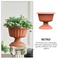 thumbnail image 4 of GARVALON Front Porch Planters Flower Pots Urns Plastic Wide Opening Home Decoration 1Pack, 4 of 8