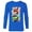 Royal, variant on Marvel Avengers: Endgame Super Heroes Team Up - Long Sleeve T-Shirt for Men - Customized-Royal
