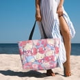thumbnail image 5 of Lsque Sanrio Beach Travel Bag - Water-Resistant, Large Capacity Lightweight Tote with 7 Pockets for Women and Men - Perfect for Beach, Pool, Gym, and Travel, 5 of 6