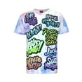 thumbnail image 1 of Victorious Men's Airbrush Graffiti Tie Dye T-Shirt TS7426 - White - X-Large, 1 of 2