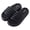 Black, variant on Women’s Slide Sandals Lightweight Open Toe Comfort Slippers Breathable Woven Strap Casual Summer Indoor Outdoor Footwear