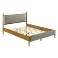 thumbnail image 1 of Pemberly Row 46" Wood Queen Panel Platform Bed in Light Brown/Gray, 1 of 10