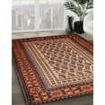 thumbnail image 3 of Ahgly Company Machine Washable Indoor Rectangle Traditional Tiger Orange Brown Area Rugs, 8' x 10', 3 of 7