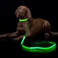thumbnail image 2 of ATTOE Light Up ATTOE , Micro USB Rechargeable, 100% Waterproof , Glowing LED ATTOE , Safety LED ATTOE , Reflective ATTOE , Make Your Dog Safer (Green), 2 of 7