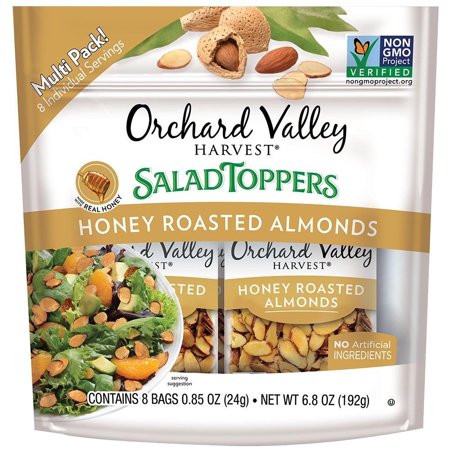 HONEY ROASTED SLICED ALMONDS SALAD TOPPERS, HONEY ROASTED SLICED ALMONDS