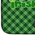 thumbnail image 4 of Longhair Red Pedbald Dachshund St. Patricks Day Dish Drying Mat, 4 of 5