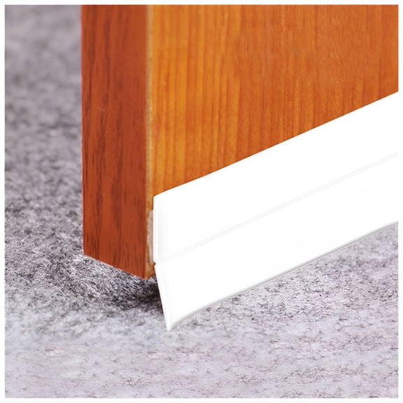SELIVO 2026 New Door Draft Stopper,Door Sweep for Bottom of Door/Weather Stripping Door Seal,Under Door Stopper Cuttable Washable Twin Door Stopper,Energy Saving Door Weather Stripping Reduce Noise