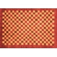 thumbnail image 1 of Ahgly Company Indoor Rectangle Oriental Orange Modern Area Rugs, 5' x 7', 1 of 4