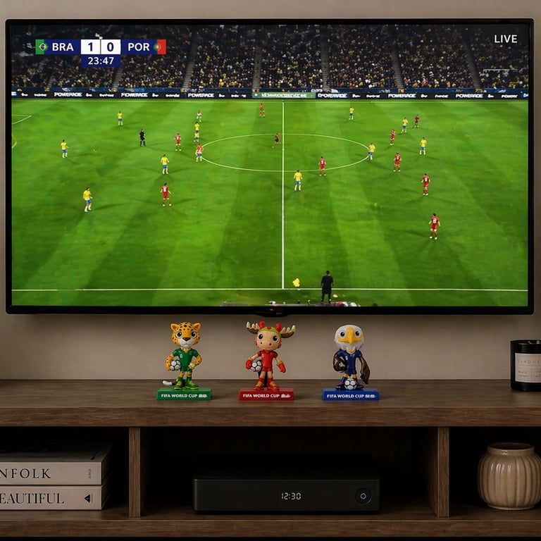 FIFA World Cup 2026 Mascot Figurines Set, 3pk, 9 cm - Walmart.com