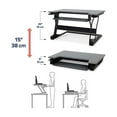 thumbnail image 6 of Ergotron 33-397-085 WorkFit-T Standing Desk Laptop Workstation Converter Stand, 6 of 7