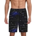 thumbnail image 3 of Lsque Mathematica Science Mens Sleep Pajama Shorts,Short Pajama Pants, Cotton Ultra-Soft Knit-4X-Large, 3 of 9