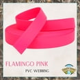 thumbnail image 4 of Country Brook Design® 1 Inch Flamingo Pink PVC Webbing, 10 Yards, 4 of 7