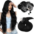 thumbnail image 1 of Micro Ring Hair Extensions Human Hair Dark Black Micro Ring Hair Extensions Micro Ring Human Hair Extensions Micro Ring Hair Extensions Human Hair Bla, 1 of 5