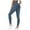 Blue, variant on Women Scrunch Lifting Seamless Booty High Waisted Workout Yoga Pants (Coffee, S)