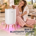 thumbnail image 5 of Ktaxon Towel Warmer, 20L Towel Warmer Bucket for Bathroom - Bluetooth Speaker Ambient Light, Adjustable Timer, Auto Shut-Off, Fits Up to Two Large 40x70 Towels, Blanket Robes Pjs, Ideal Gift - White, 5 of 13