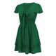 thumbnail image 4 of Puntoco Vestido De Manga Corta Con Cuello En V, Vestido De Manga Corta Con Cuello En V De Color Sólido Para Mujer Verde L, 4 of 9