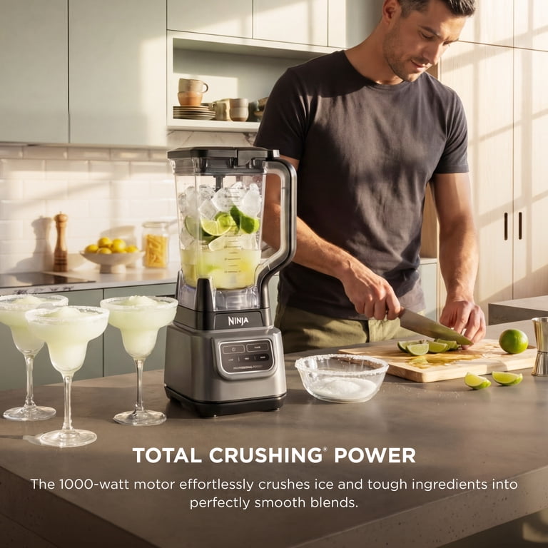 Ninja Classic 72-Oz Blender, 3 Speeds, Smoothie, BE250 Black