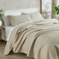 thumbnail image 6 of Tan Stonewashed Quilt Set with Shams (3-Piece - King), 6 of 6