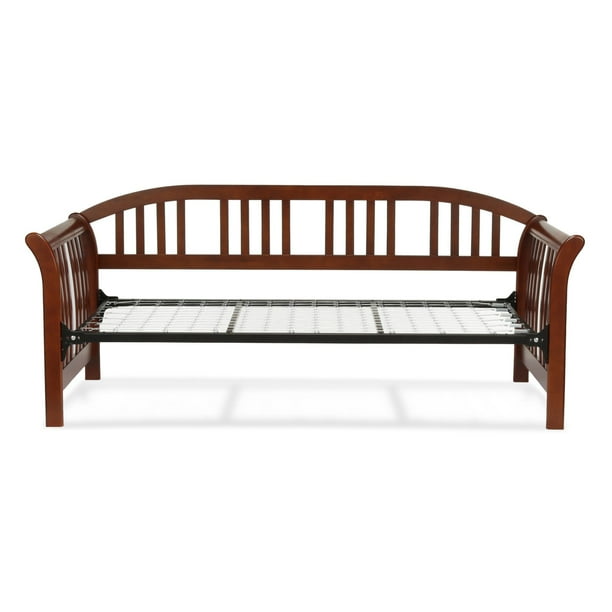 Salem Complete Wood Daybed with Link Spring Support Frame and Sleigh