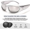 thumbnail image 4 of Fashion Sunglasses For Men Women Oval Dark Sunglasses Sport Shades Glasses Eyeglasses, 4 of 5