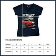 thumbnail image 7 of Ford Shelby Super Snake GT500 Women's V-Neck T-shirt American Mustang Cobra Racing, 7 of 7