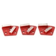 thumbnail image 2 of Zapatos De Pulido De Diamante, Herrajes De Hormigón Trapezoidales Buena Durabilidad Bloque De Pulido De Diamante Rojo Resistencia A La Abrasión Para Hombre Para Herramienta De, 2 of 7