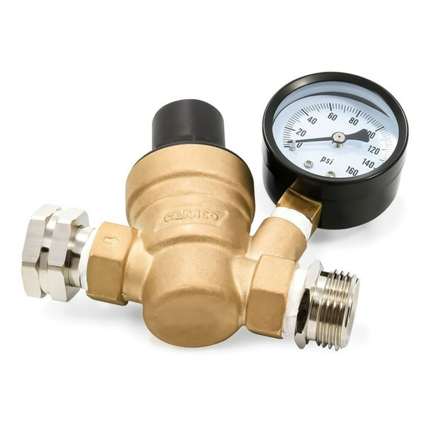 Adjustable Water Pressure Regulator Brass E F Llc Walmart Com
