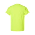 thumbnail image 5 of Gildan High Visibility Safety T-Shirt with Pocket, Hi Vis Short Sleeve Work Tee, Safety Green, Pack 6, 5XL, 5 of 6