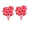 thumbnail image 2 of EeaseMX 29 globos de aluminio con la frase "Te amo", ideales para fiestas (20 globos de corazón de 18 pulgadas, 1 juego de globos "Te amo", 1 rollo de cinta), 2 of 7