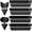 Black, variant on Minzimin Fruit Fly Traps, 20/40/60 Pack Sticky Traps, Fungus Gnat Traps, Plant Fly Stickers for Indoor and Outdoor Use Protect The Plant