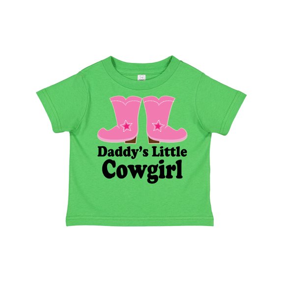 Inktastic Daddy's Little Cowgirl Girls Toddler T-Shirt