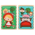 thumbnail image 1 of Rompecabezas De Doble Cara, Tira De Dibujos Animados, Juguete De Madera Para Bebés, Rompecabezas Apilable Montessori, Juguete Para Niños, Regalos sonducket FN003249-03, 1 of 6