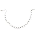 thumbnail image 1 of Rhinestone Loop Anklet Cadena Barefoot Summer Beach Elegante Joyería Sunnimix Tobillera de plata de las mujeres, 1 of 7