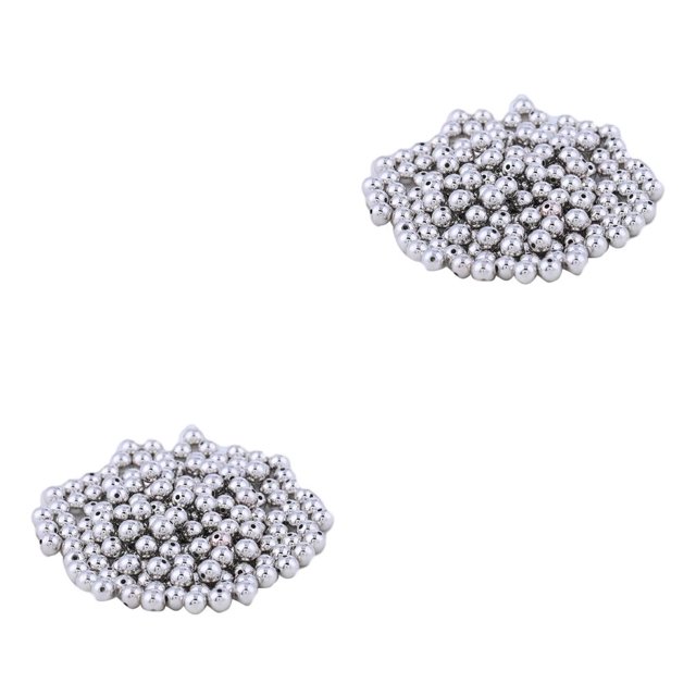 Moyic 200 piezas espaciador cuentas bola suelta pequeños accesorios para collar Type3 NO3