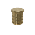 thumbnail image 2 of 25 Pcs XFITTING Barb Crimp 3/4 Inch Pex Plug End Cap, Brass, 23-2-5=25X, 2 of 4